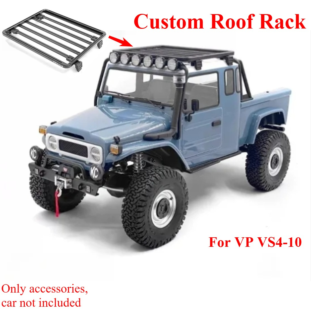 Car Accessories Phoenix - 1/10 VP VS4‑10 クローラートラック用カスタムロールケージラゲッジラック改造キット シミュレーション外観アップグレード ホビーアクセサリー