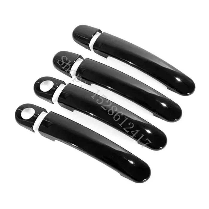 Car Door Handle Protector - シュコダ・オクタビア、ファビア、ラピッド、イエティ、ティグアンMK1用ABS製ドアハンドルカバー、ドアハンドルプロテクター、トリム、オーバーレイ、モールディング、ガーニッシュ