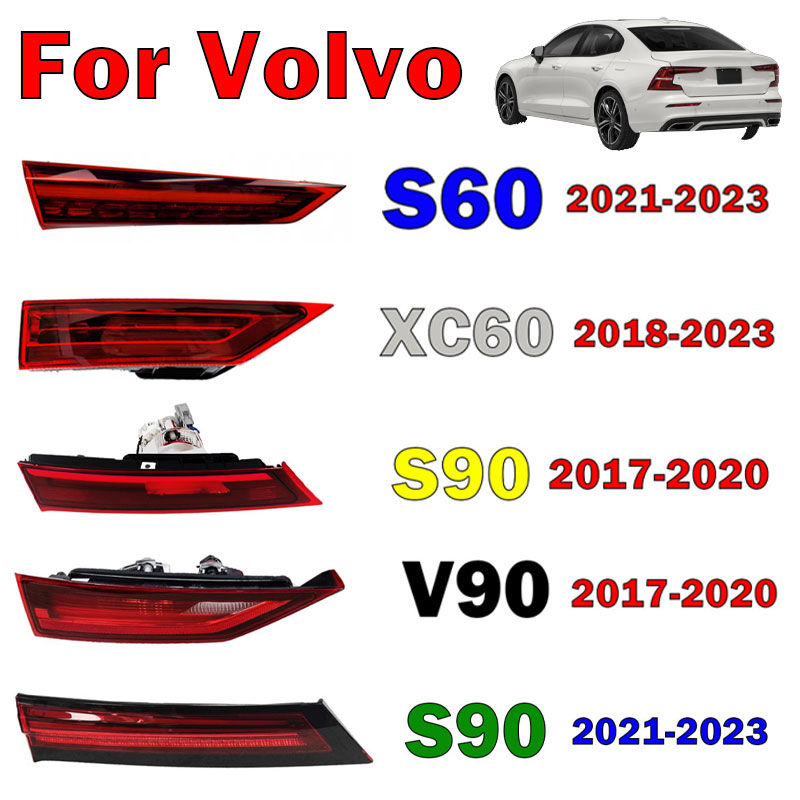 Volvo Car Accessories Xc60 - ブレーキ信号付き外部カーテールライト,ボルボxc60,v90,s90l,s60l,2017-2023用テールライト