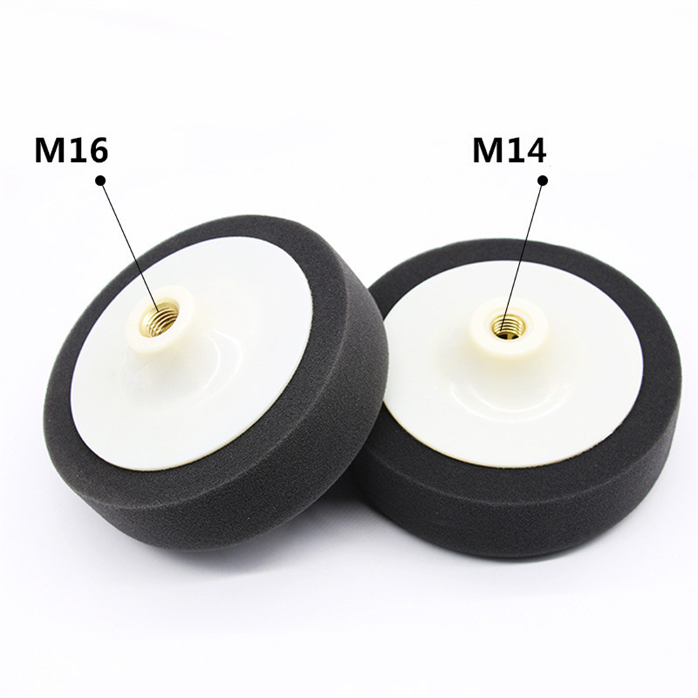 Car Wax Polishing Pad - 6インチカーポリッシャー用研磨パッド,150mm,14mm,16プレート,ミラー研磨用,スポンジ,自動車用