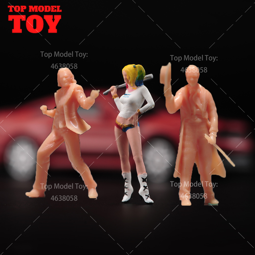 Car Accessories Phoenix - ジョキンフェニックスの男性の女の子のシーンのフィギュア,塗装されたモデル,車,車両,ミニチュアの塗装,1,64, 1/43, 1/87スケール