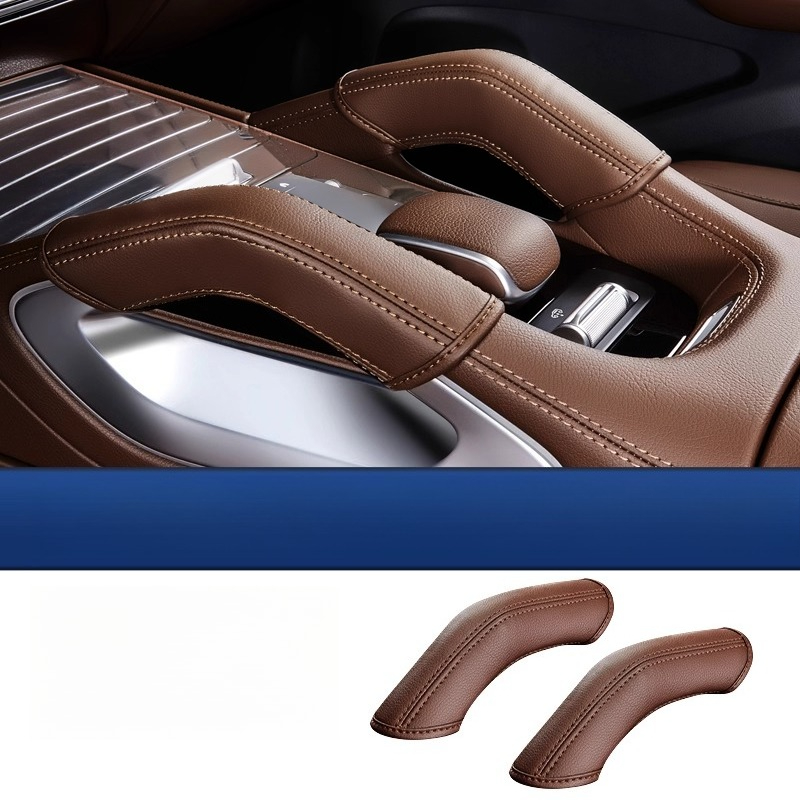 Car Door Handle Protector - 車内装飾アクセサリー：メルセデス・ベンツ GLE 350/450 GLS 450用センターコンソールハンドルカバー＆ドアプルプロテクター