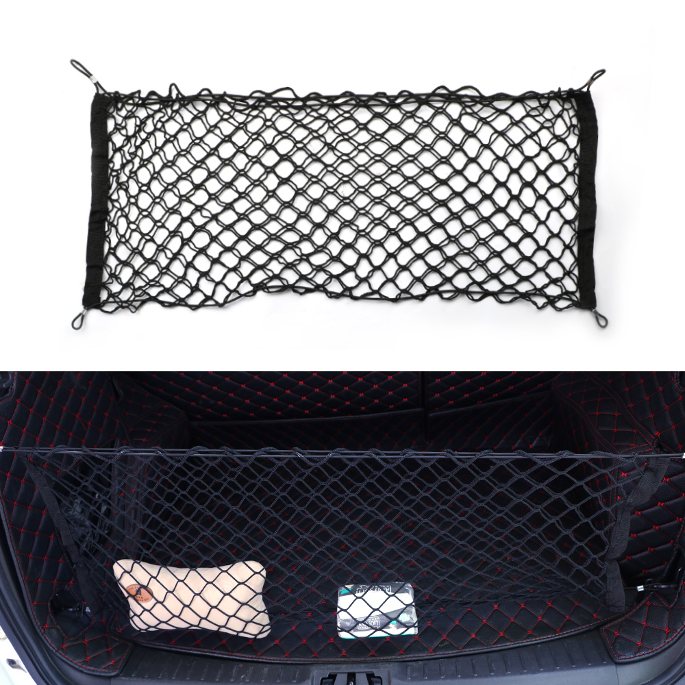 車のトランク用ユニバーサル収納ネット,ラゲッジネットホルダー - Car Cargo Net Trunk のレビューと価格