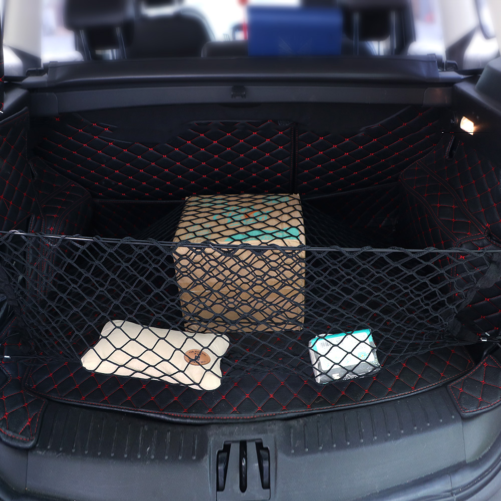 車のトランク用ユニバーサル収納ネット,ラゲッジネットホルダー - Car Cargo Net Trunk のレビューと価格