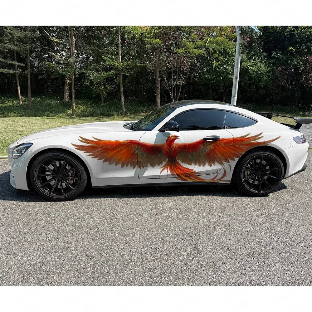 2 個のスプレッドウィングファイアフェニックスカーサイドラッ - Car Accessories Phoenix のレビューと価格