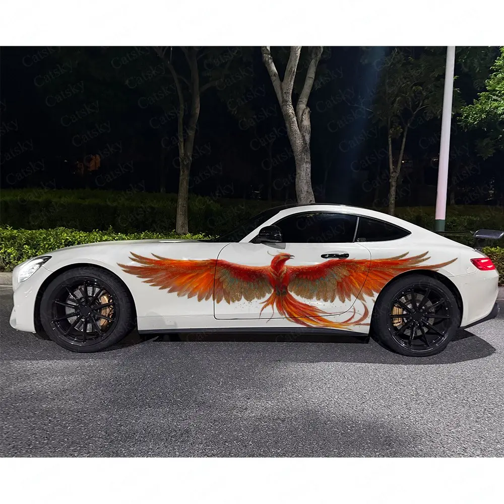 2 個のスプレッドウィングファイアフェニックスカーサイドラッ - Car Accessories Phoenix のレビューと価格