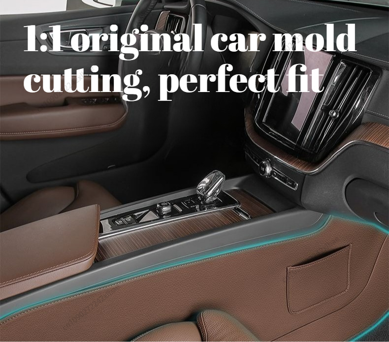 車改造用保護アクセサリー、インテリアセンターコンソール両側フ - Volvo Car Accessories Xc60 のレビューと価格