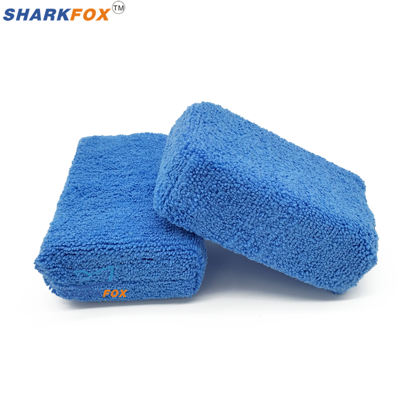 Sharkfox 5 ピース/ロット長方形マイクロファイバー - Car Wax Polishing Pad のレビューと価格