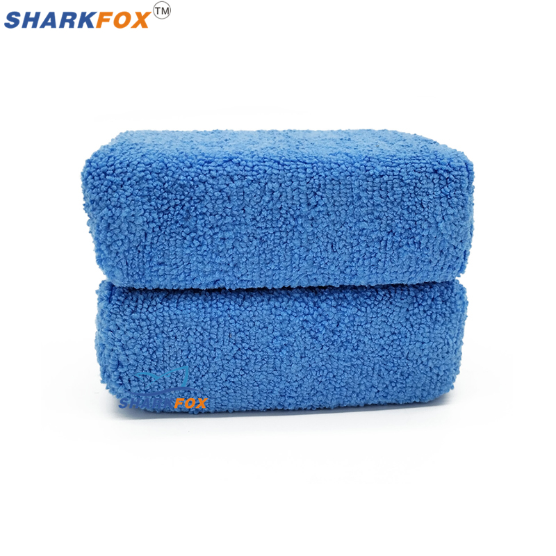 Sharkfox 5 ピース/ロット長方形マイクロファイバー - Car Wax Polishing Pad のレビューと価格