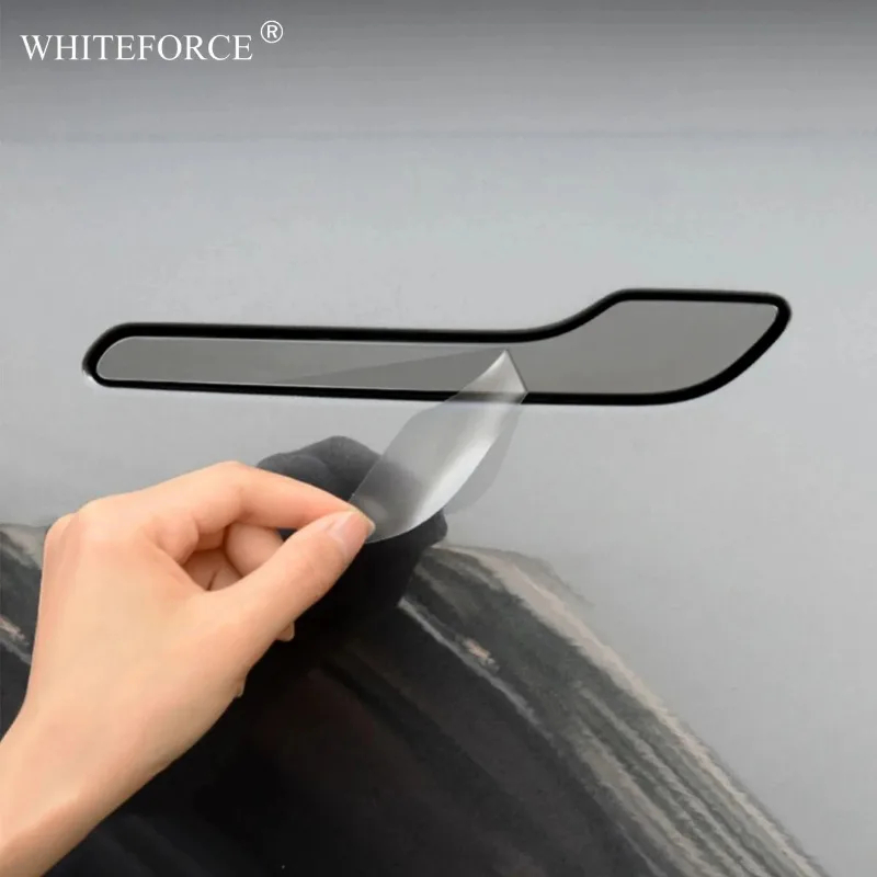 4個入り 車のドアハンドルプロテクターステッカー 傷防止 ド - Car Door Handle Protector のレビューと価格