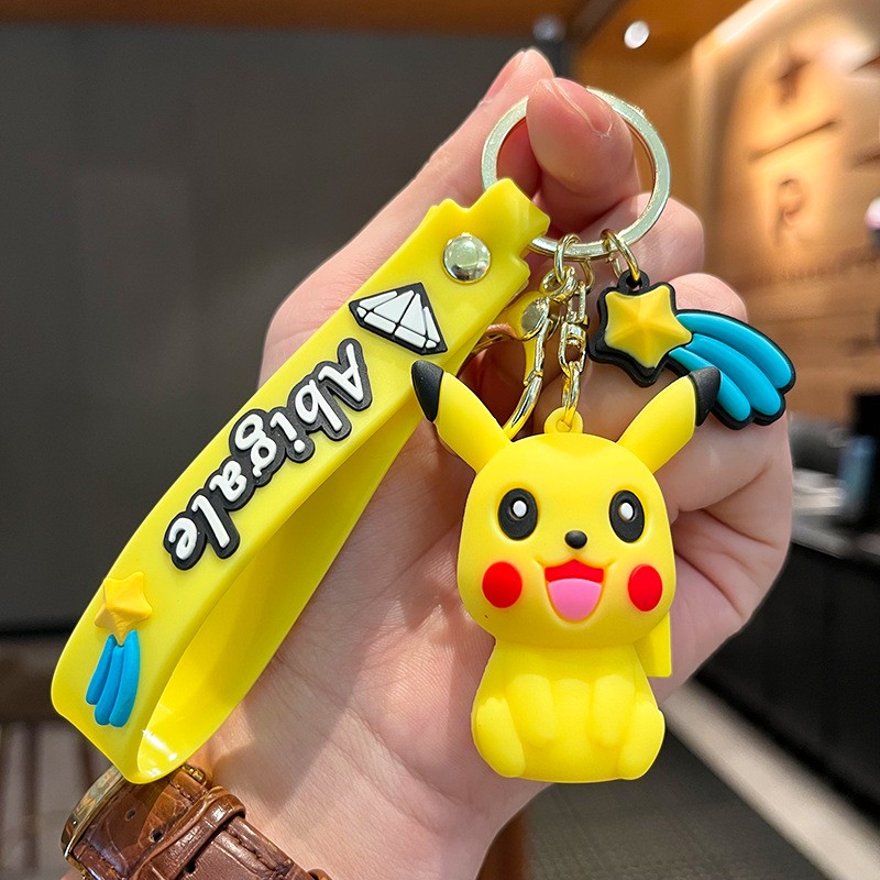 ポケモン イーブイ進化キーホルダー かわいい3D PVCフィ - Car Accessories Under 100 のレビューと価格