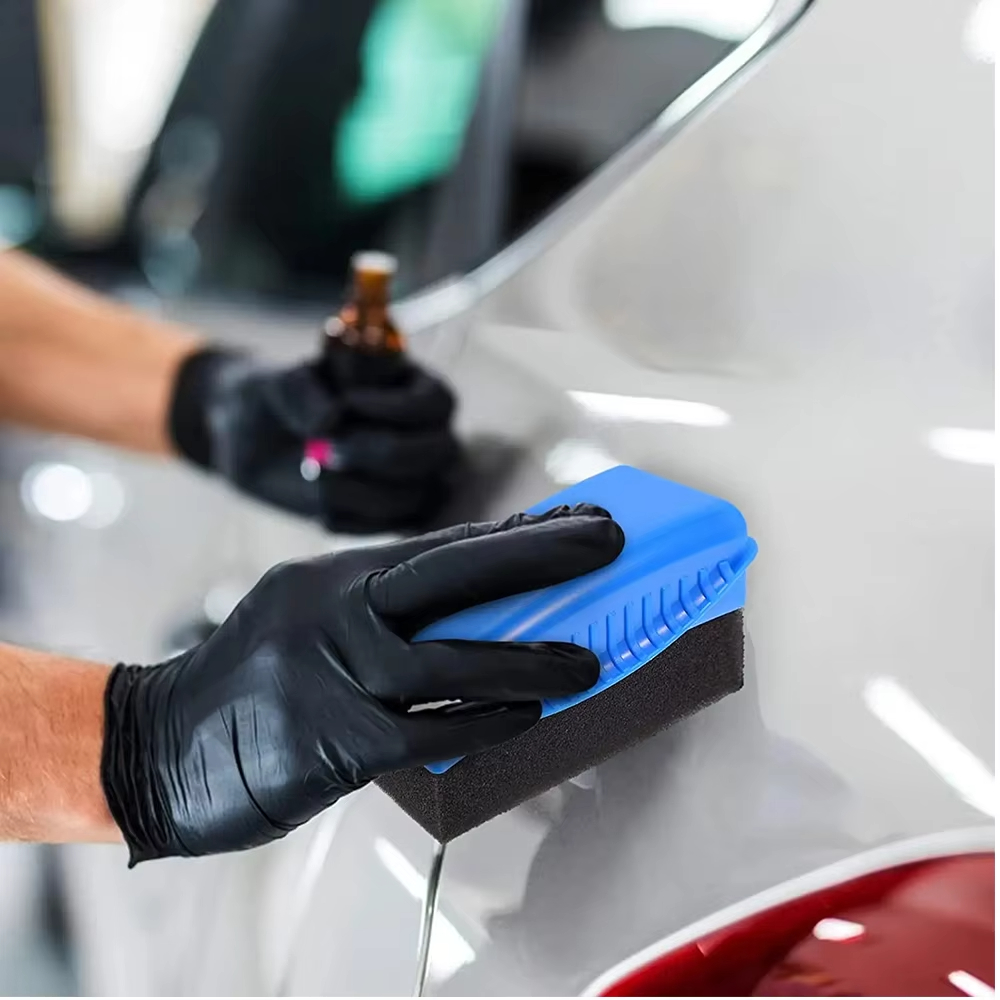 車用ホイールスポンジブラシ（蓋付きまたは蓋なし）-タイヤコン - Car Wax Polishing Pad のレビューと価格