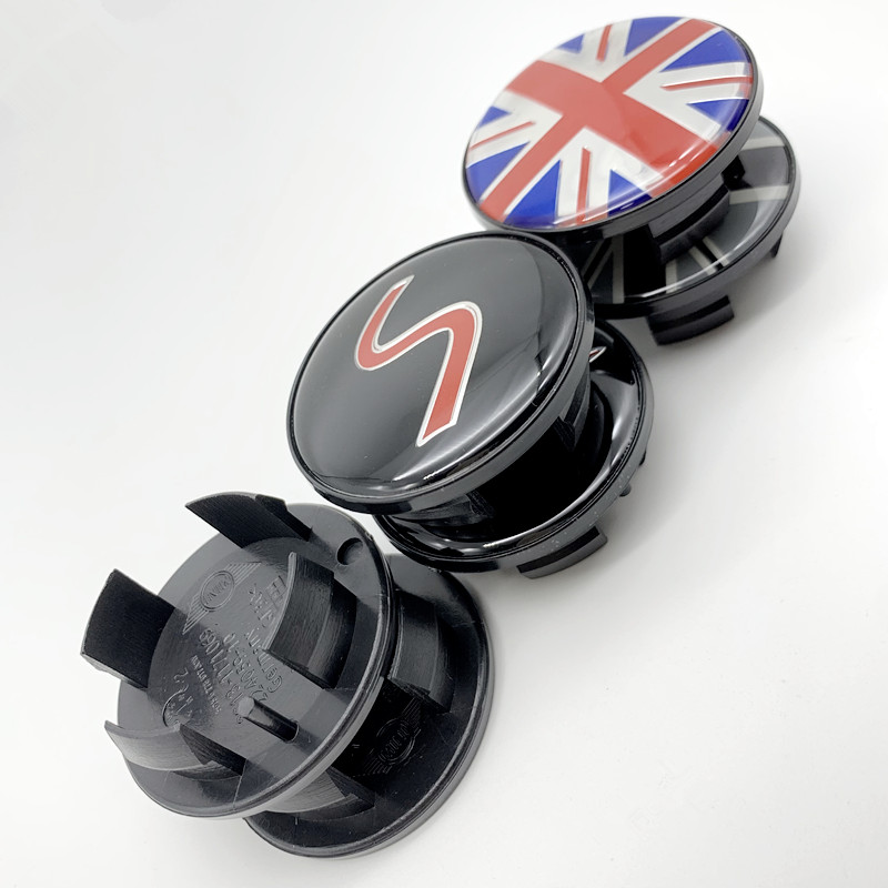 4個入り 3D 54mm 車エンブレム ホイールセンターカバ - Car Accessories Uk のレビューと価格
