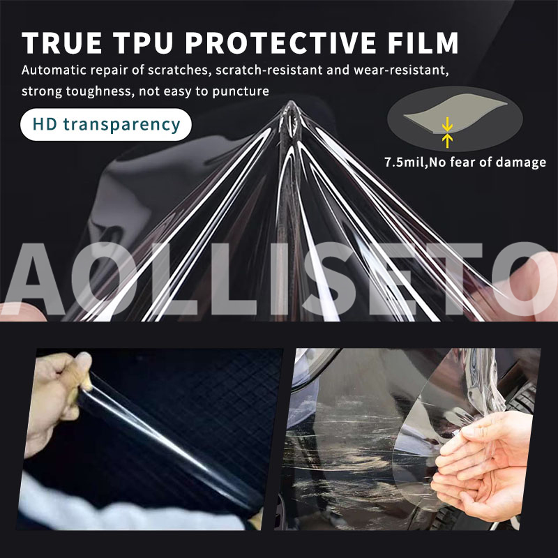 TPU 保護フィルムステッカーセミクリア ppf 透明車体ド - Car Door Handle Protector のレビューと価格