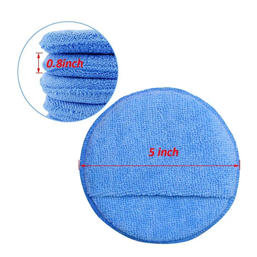 車のアプリケーターパッド,研磨スポンジ,柔らかいマイクロファ - Car Wax Polishing Pad のレビューと価格