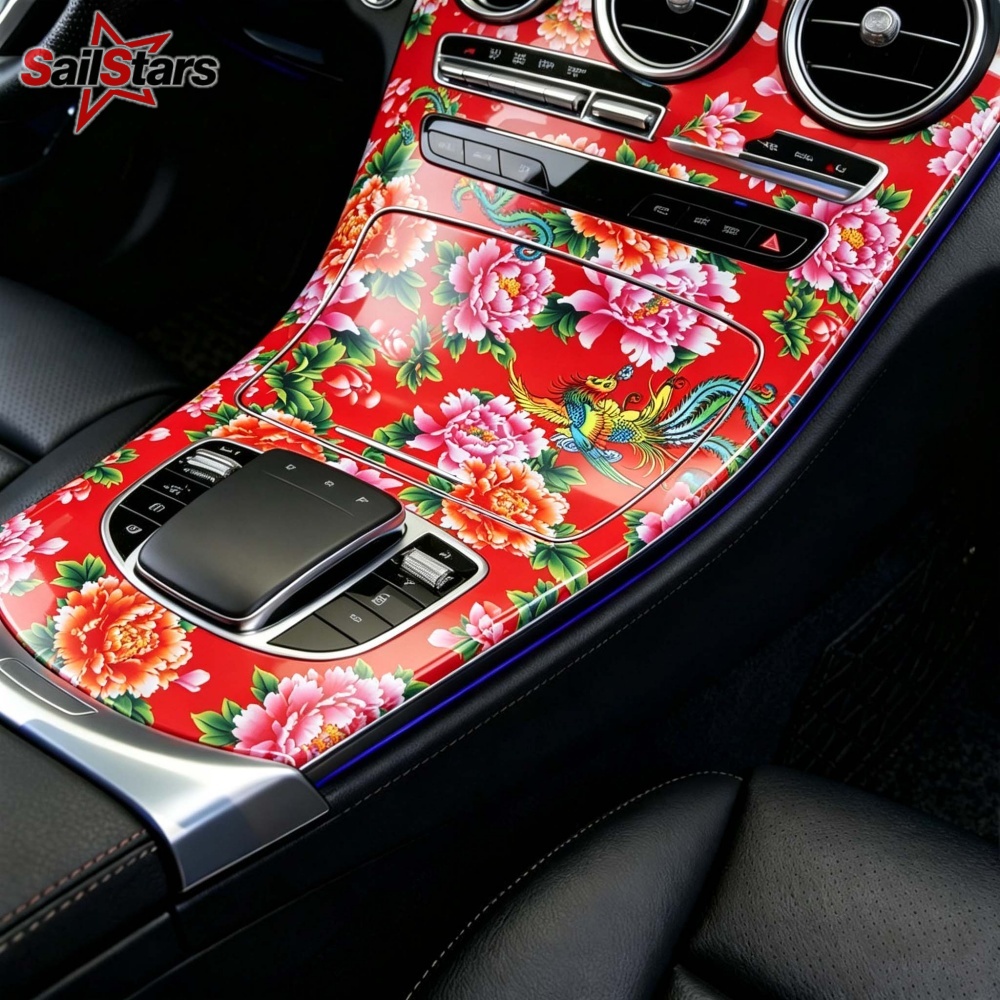 フェニックス ‌   花柄デカール 中国伝統風 防水ステッカ - Car Accessories Phoenix のレビューと価格