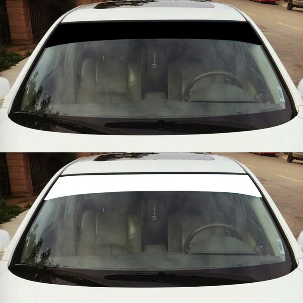135 × 21 センチメートル車のフロントガラスビニール防 - Car Accessories Banner のレビューと価格
