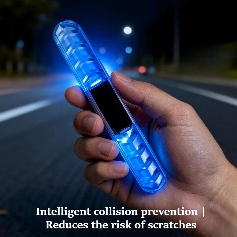 1Pc ソーラー LED ストロボフラッシュライト車衝突防止 - Car Door Handle Protector のレビューと価格