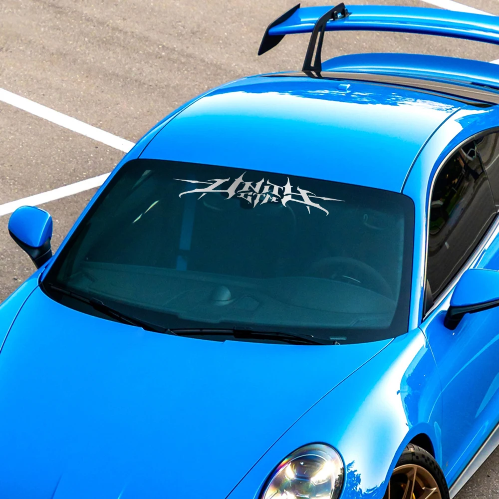 車のフロントガラスのバナーステッカー,リアウィンドウ,GTM - Car Accessories Banner のレビューと価格