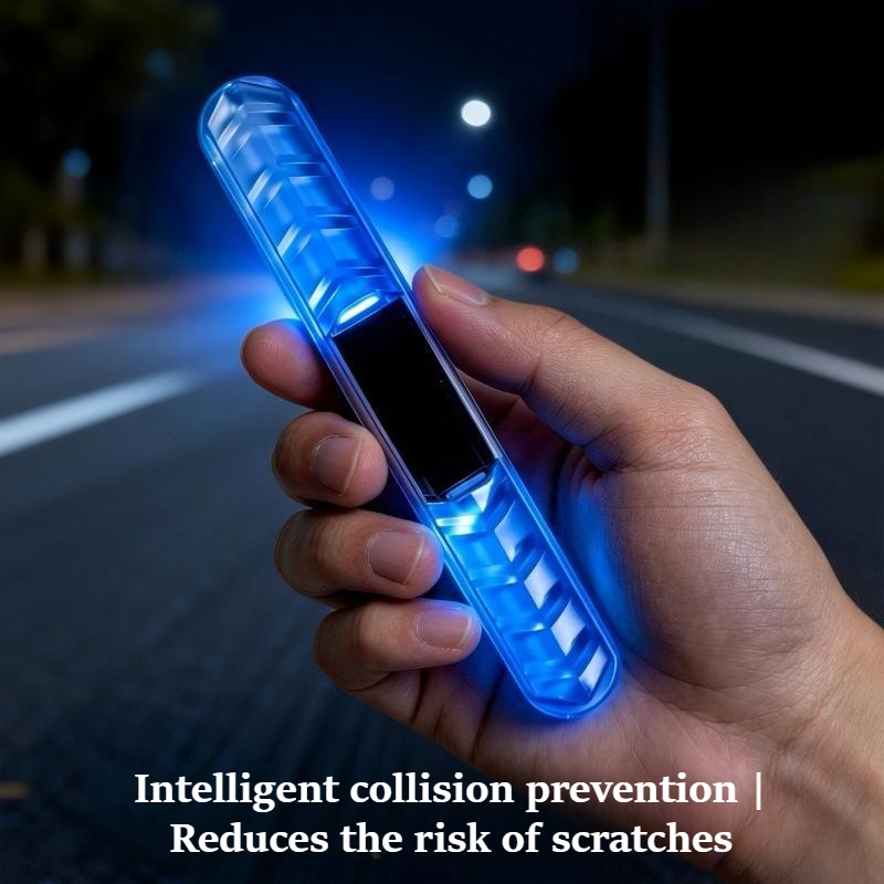 ソーラーLEDストロボフラッシュライト 車用衝突防止警告灯  - Car Door Handle Protector のレビューと価格