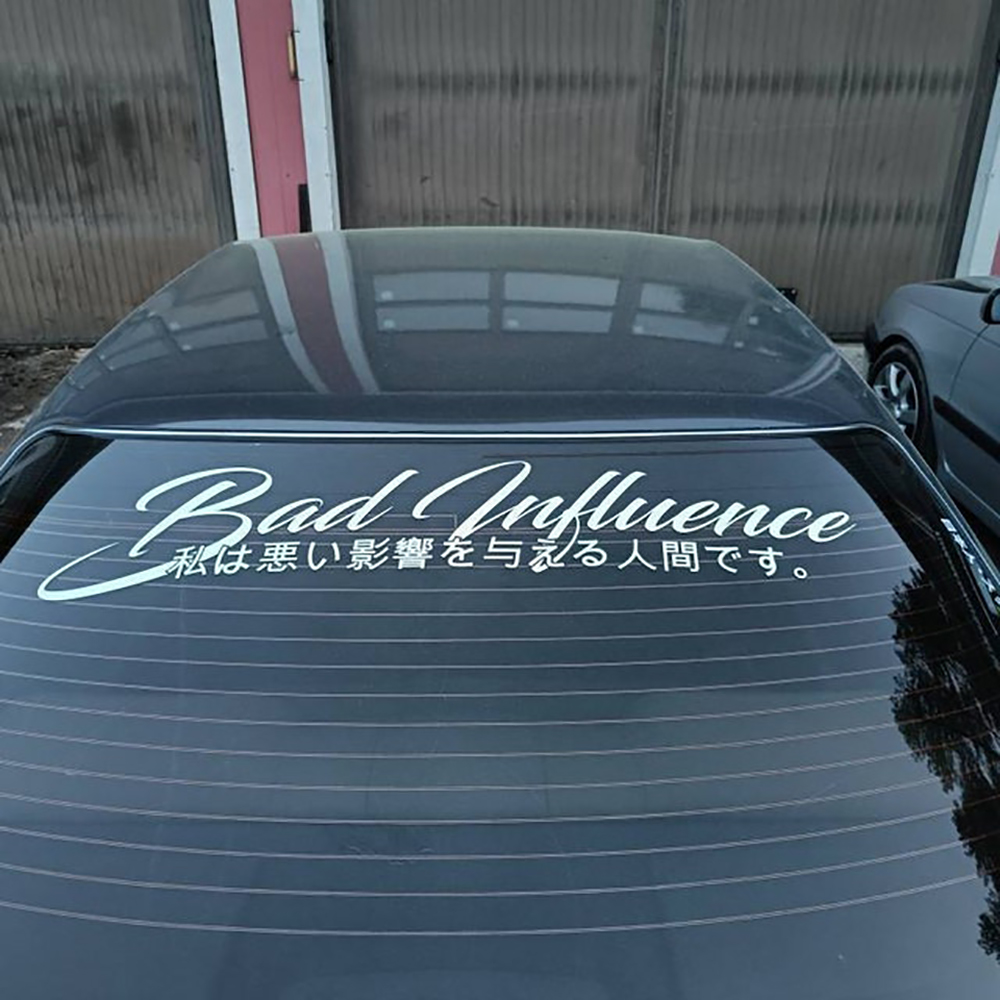 ビニールフロントガラスバナー装飾ステッカー、チューニングアク - Car Accessories Banner のレビューと価格