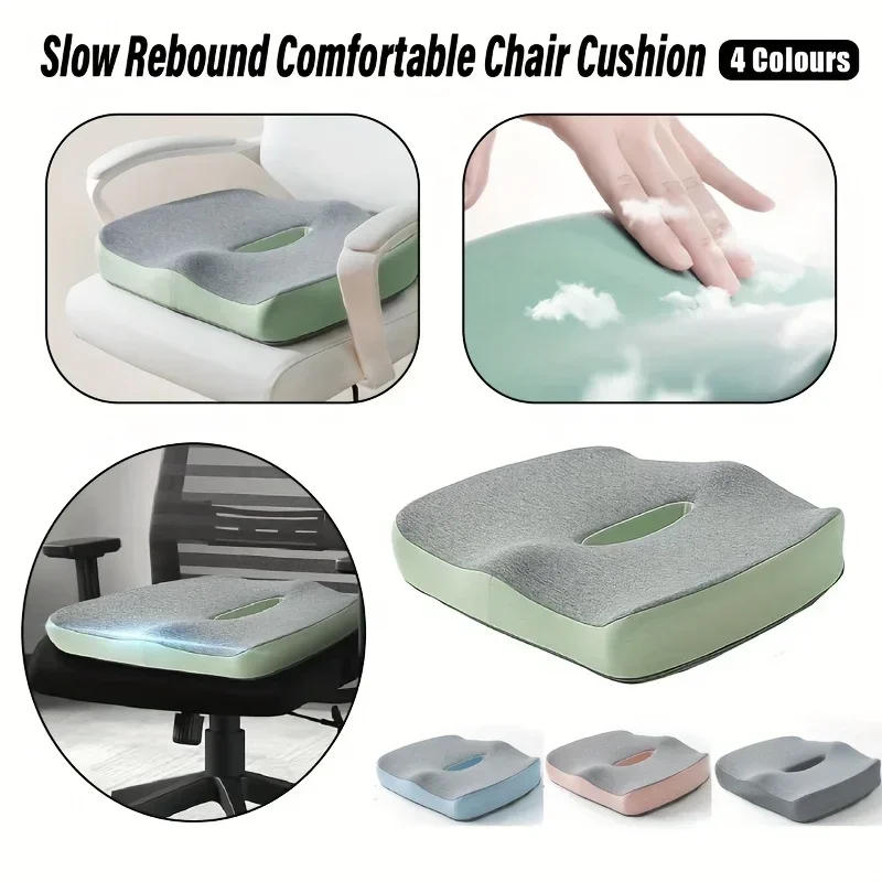 メモリーフォーム製シートクッション1個 - 3Dエルゴノミッ - Car Seat Cushion Memory Foam のレビューと価格