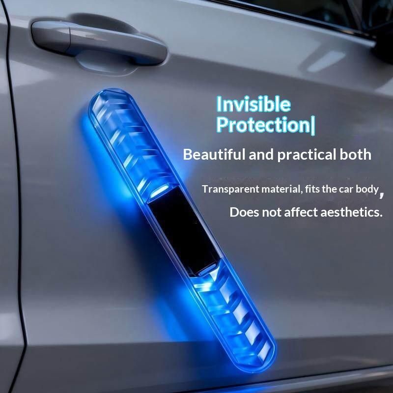 ソーラーLEDストロボフラッシュライト 車用衝突防止警告灯  - Car Door Handle Protector のレビューと価格
