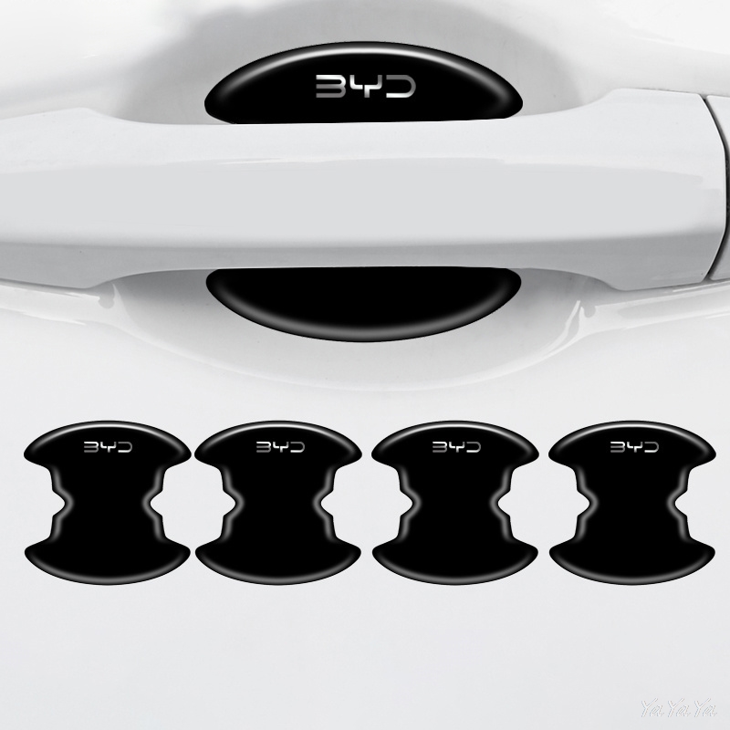 BYDロゴ入り車ドアハンドルプロテクター、傷防止ドアボウルス - Car Door Handle Protector のレビューと価格