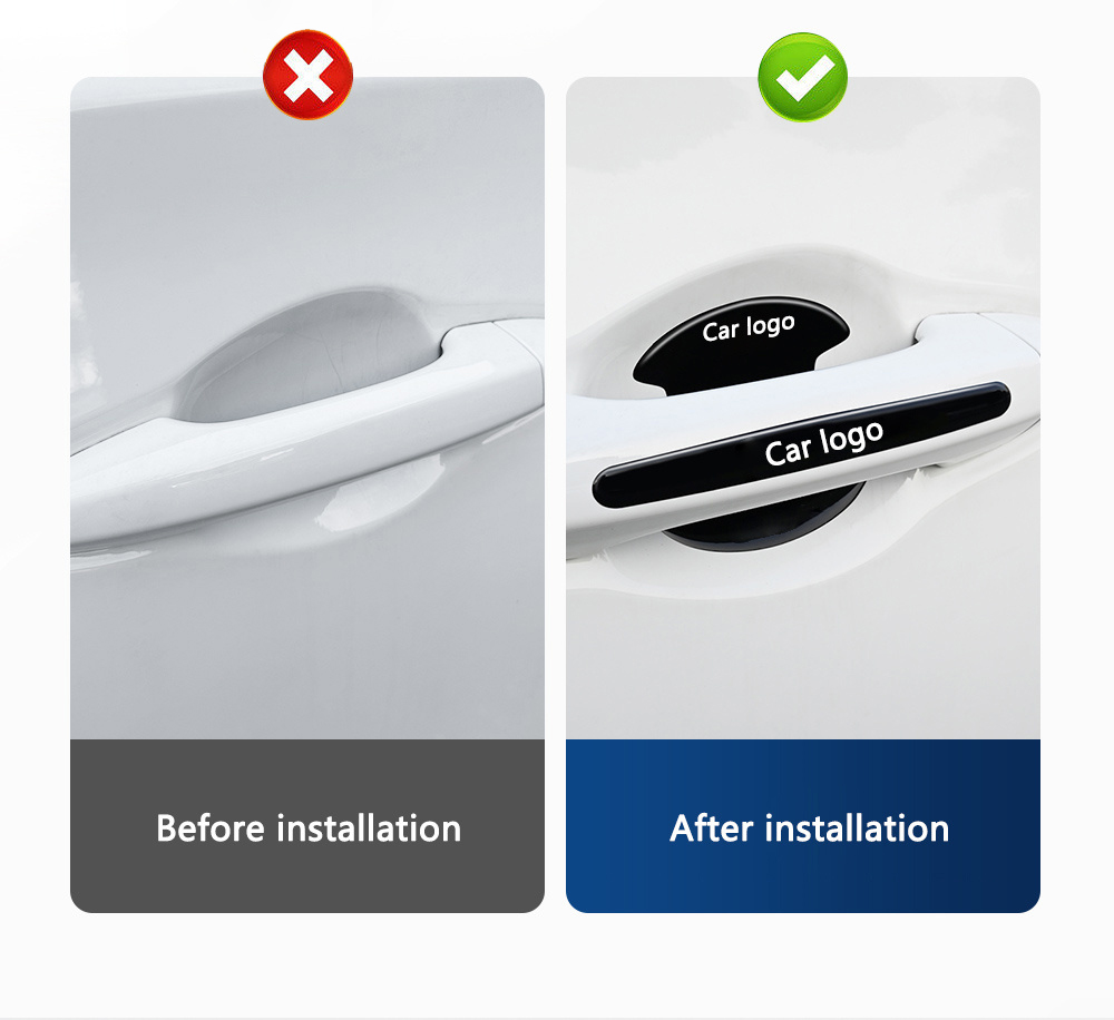 BYDロゴ入り車ドアハンドルプロテクター、傷防止ドアボウルス - Car Door Handle Protector のレビューと価格