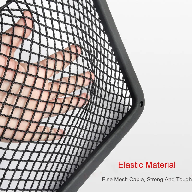 車の後部座席バックストリングネットメッシュ収納ポケットオーガ - Car Cargo Net Trunk のレビューと価格