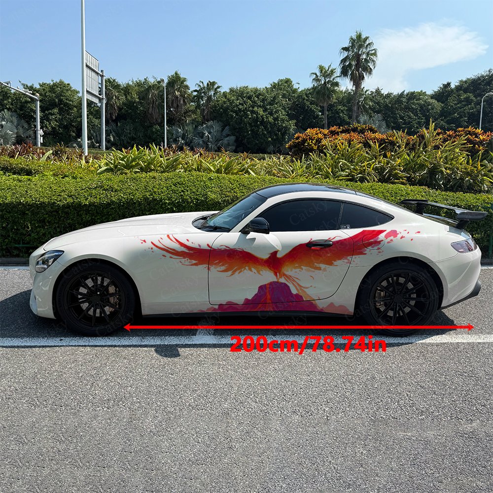火山フェニックスカーサイドラップ2枚、自己粘着性PVC防水＆ - Car Accessories Phoenix のレビューと価格