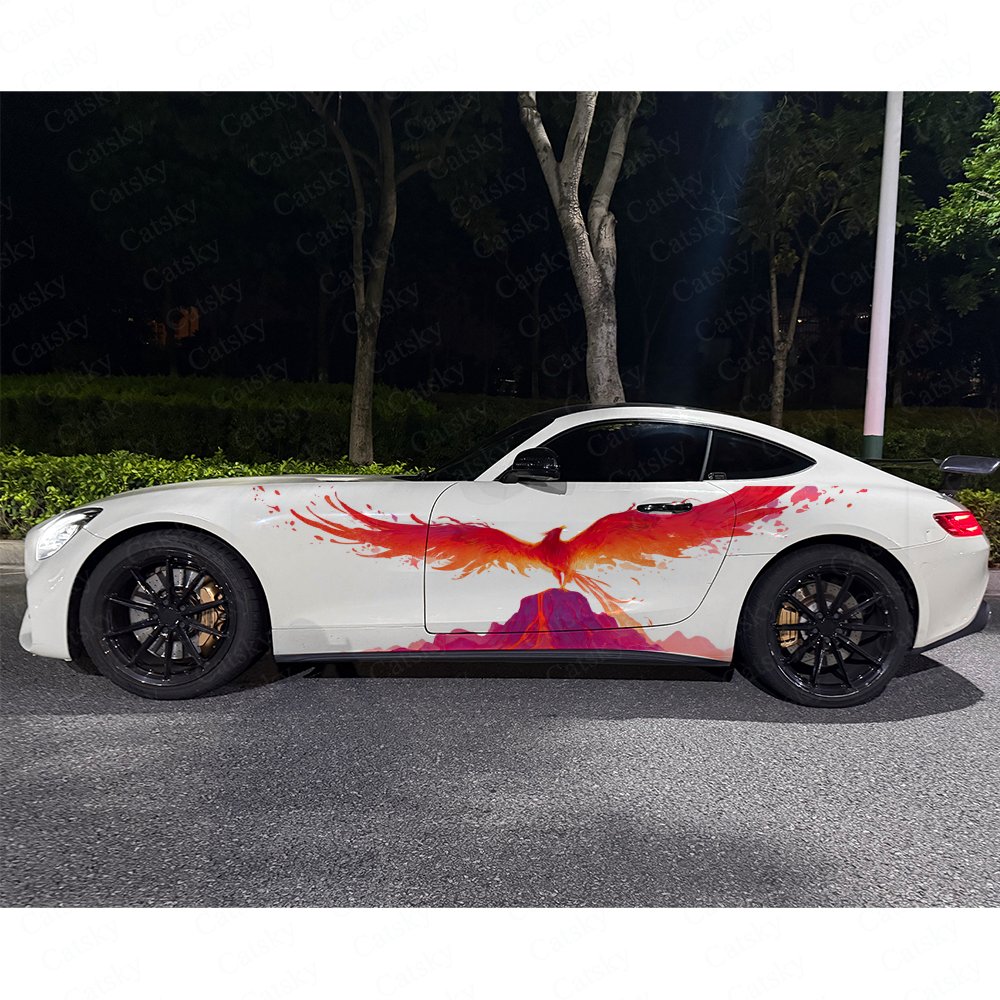 火山フェニックスカーサイドラップ2枚、自己粘着性PVC防水＆ - Car Accessories Phoenix のレビューと価格